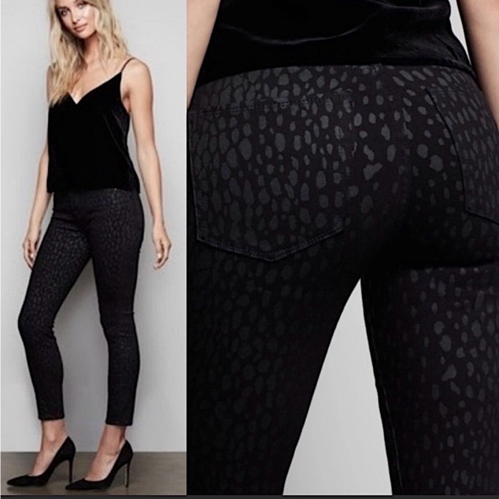 Good Crop Animal Print Jeans